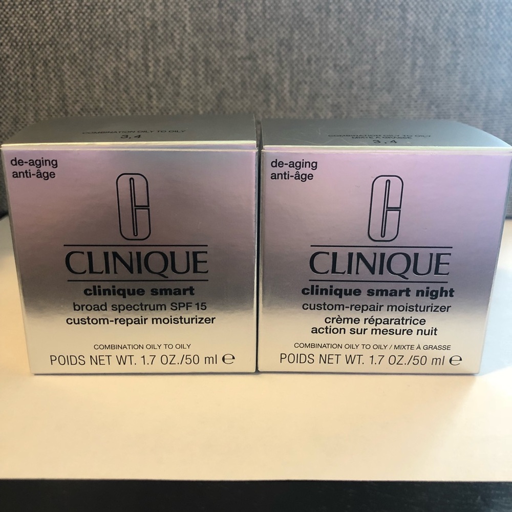 Clinique Smart Day and Night Moisturizers